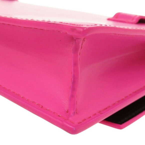 BALENCIAGA Pink Leather Shoulder Bag - Picture 10 of 11